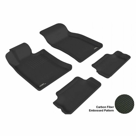 3D MAXPIDER MINI COOPER/COOPER-S 2007-2014 KAGU BLACK R1 R2 Floor Mat L1MN00201509